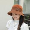 Autumn and Winter Women's Fisherman Hat Knitted Hat Sweet Korean Version Outdoor Leisure Hat
