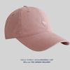 New Adjustable Sun Hats Cotton Breathable Baseball Cap Solid Color Embroidered Design Wide Brim Cap for Spring Summer Season