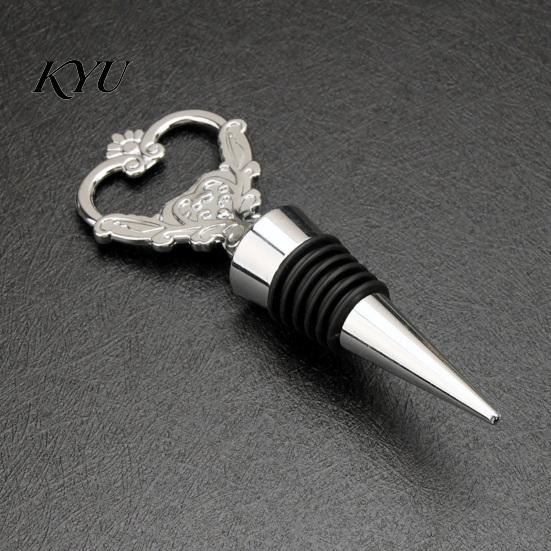 Home Bar Essentials Decorative Wine Bottle Stoppers, Reusable Alloy Corks, Secure Seal Sealing Cork for Party Stopper Red Preservation In Kitchen