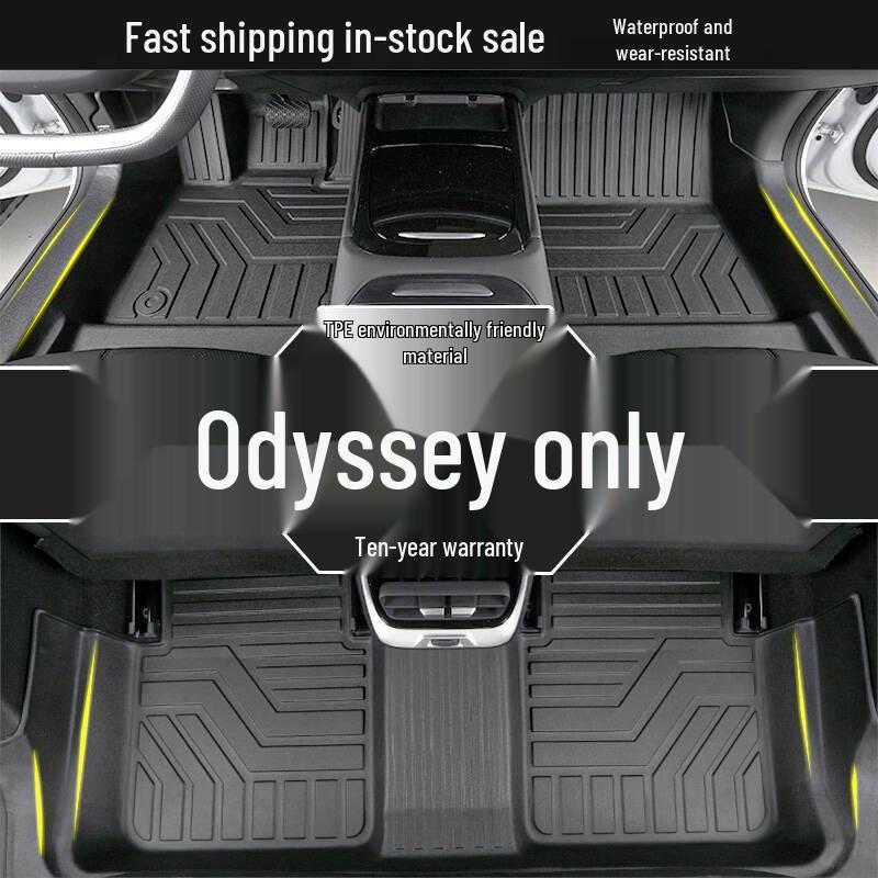 Honda Odyssey Floor Mats, Full Coverage, Models 15-26, Front Row TPE, EHEV Seven-Seater Special GAC