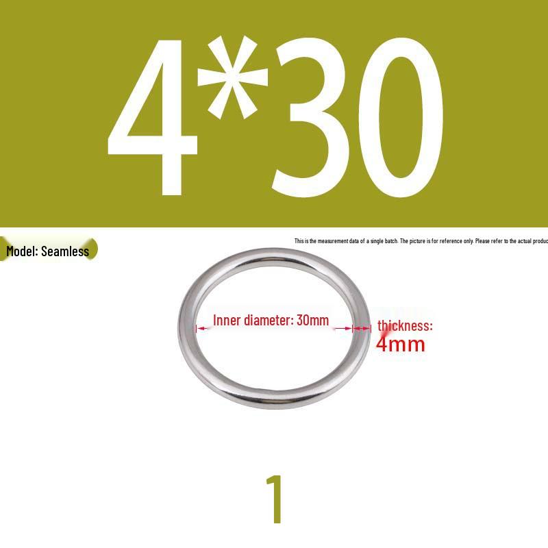 304 Stainless Steel Seamless O-Ring for Lifting and Hammock Yoga Connection