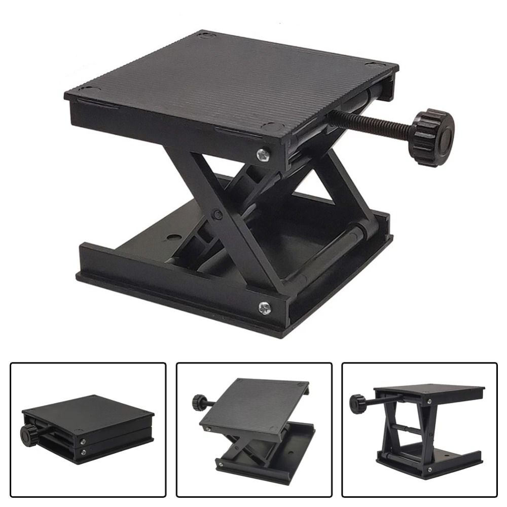 1Pcs New Plastic Lifting Platform Adjustable Lifting Height Small Experiment Workbench 90x90mm Laboratory Table