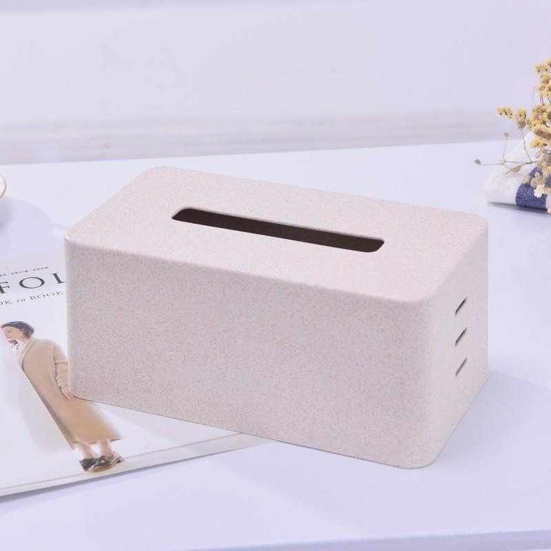 Material Degradable Macaron Color Step Stool Tissue Box For Car Home Bathroom Storage