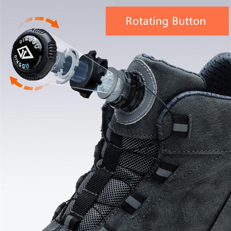 Pracovní boty s ocelovou špičkou pro muže průmyslová obuv pro bezpečnost na staveništi ochranná obuv odolná proti propíchnutí pracovní ochranná obuv