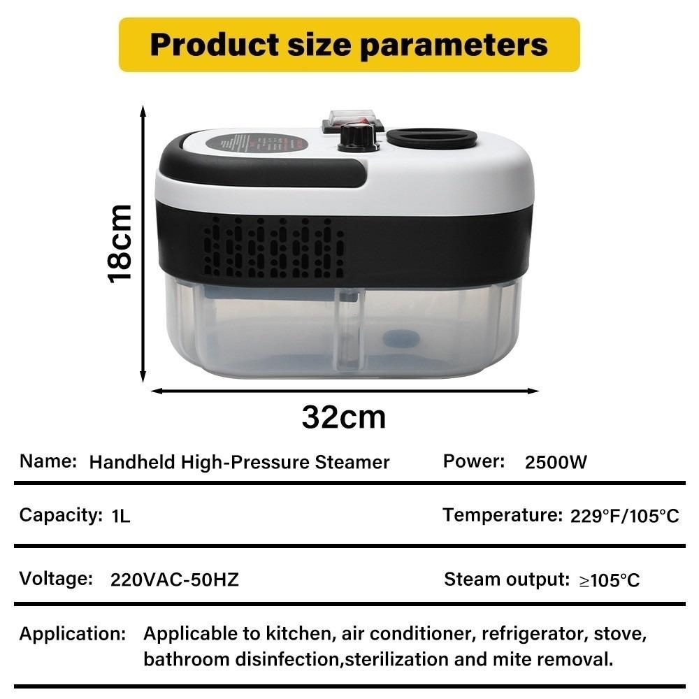 Multifunctional Steam Cleaner 2500W Kitchen Cleaning Machine  Home Cleaning