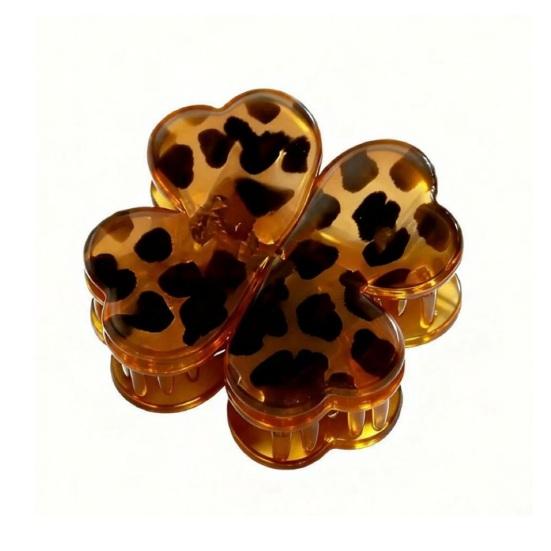 

Магнітна заколка для волосся Форма квітки Міцна пластикова шпилька Заколка для чубчика Інструмент для укладки волосся Аксесуари для волосся коричневий