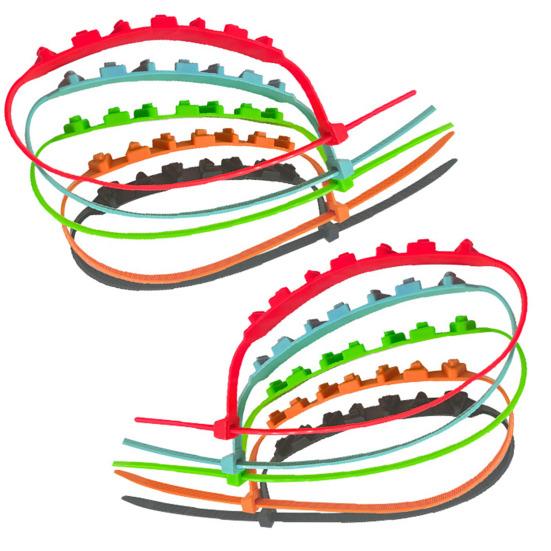 10 buc. Lanțuri reutilizabile pentru cauciucuri de zăpadă pentru mașină, camion, lanțuri de urgență anti-alunecare, potrivire universală, reglabile, lanțuri antiderapante pentru biciclete