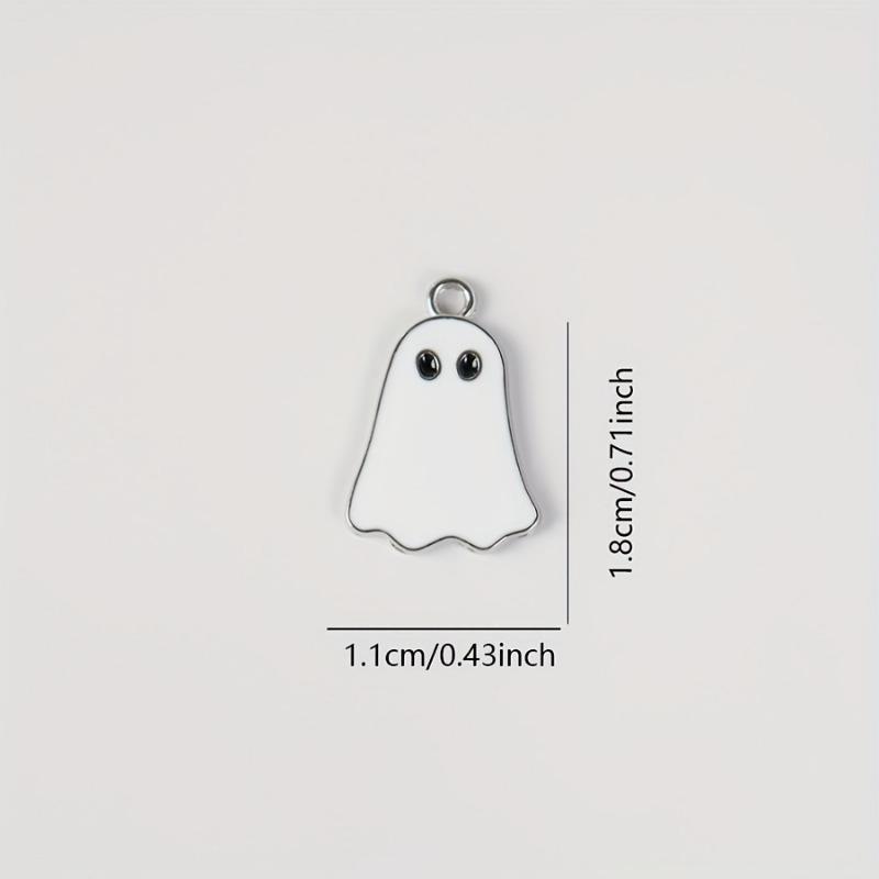 Halloween Geist Geist DIY Tropföl Legierung Cartoon Haaraccessoires Schlüsselanhänger Anhänger