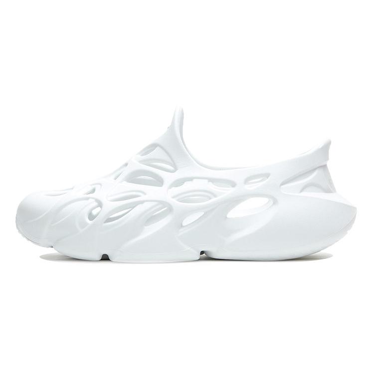 

new LiNing BADFIVE Fast Recovery Slide Clogs Men s White 43.5