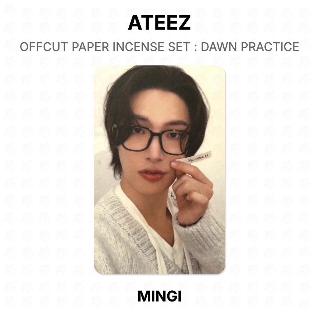 ATEEZ OFFCUT PAPER INCENSE SET : DAWN PRACTICE Official Photocard