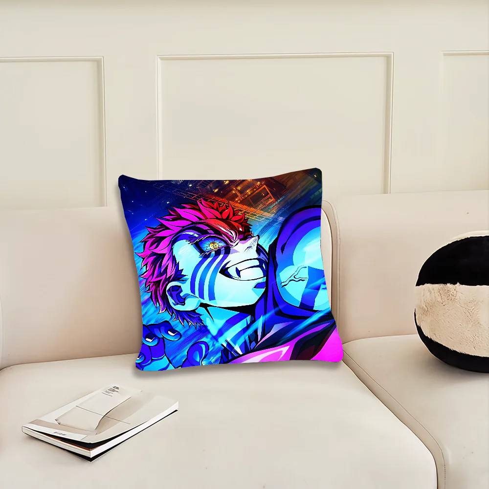 Akaza Anime Demon Slayer Kissenbezug Sofakissenbezug Zimmer Heimdekoration