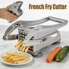 Cutting Potato Machine Multifunc Stainless Steel Cut Manual Vegetable Kitchen Cutter Tool Potato Cut Cucumber Fruits& Vegetables