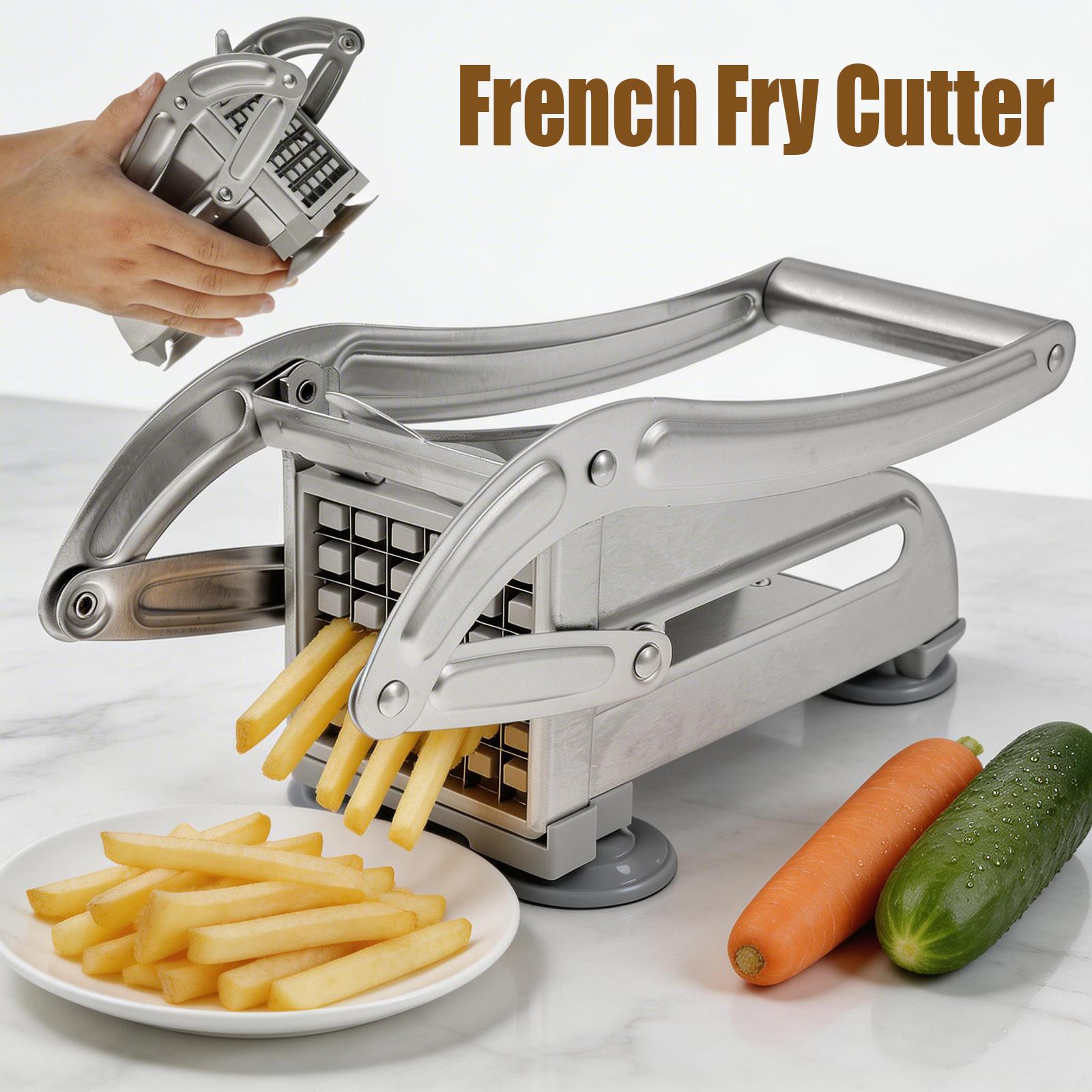 

Stainless Steel Manual Vegetable Cutter Multifunctional Potato Slicer Kitchen Cutting Tool For Potato Cucumber Fruit And Vegetable Home Food Cutting P серебряный