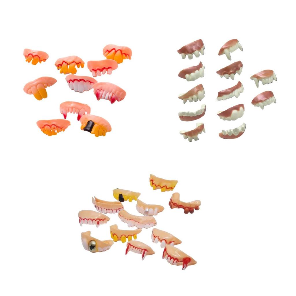 Halloween Teeth Adult Funny Halloween Front Teeth Costume Accessory for