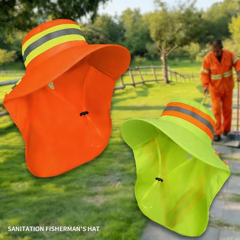 Lightweight Travel Hat Breathable Polyester Sun Cap With Reflective Strips For Running And Hiking