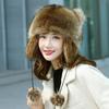 Little Raccoon Hat Ear Protectors American Raccoon Fur Bully Hat Children's Parent-child Unisex Couple Fur Hat