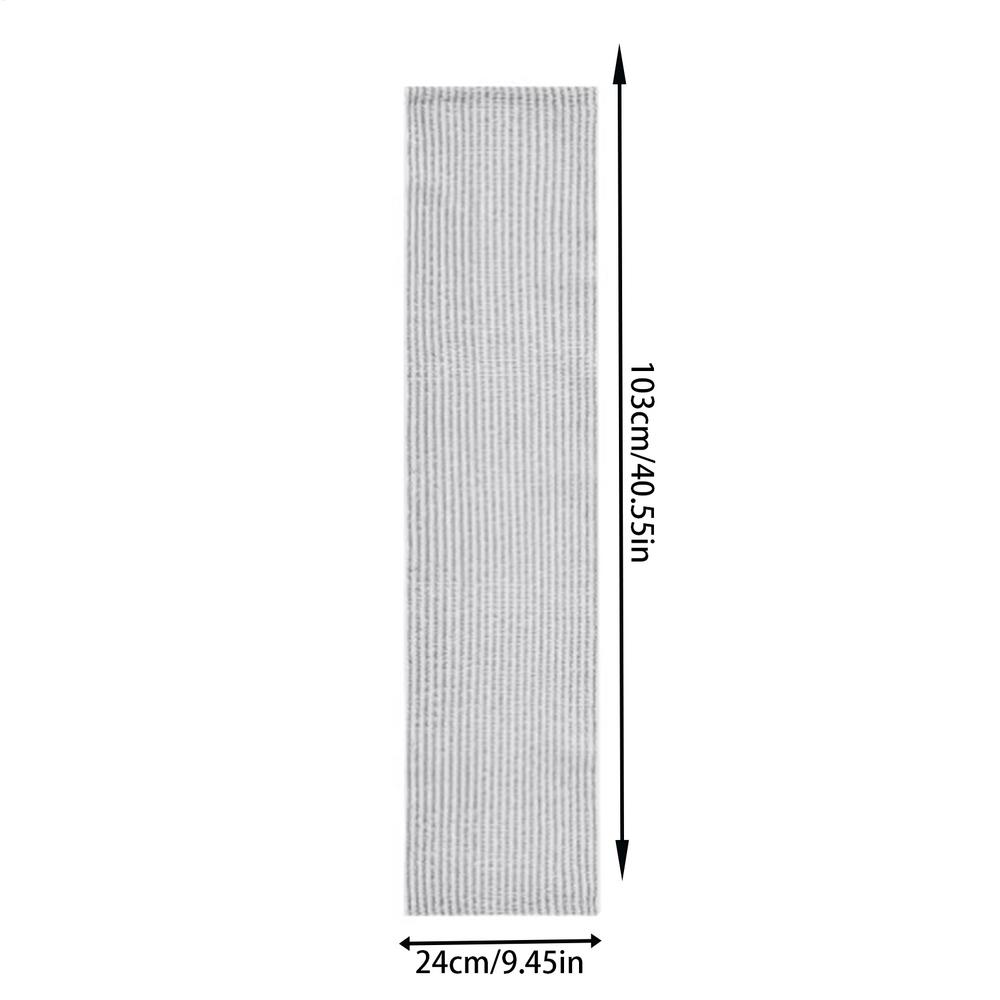 

Полотенце для мытья 9,4 х 40,5 дюймов, многоразовое полотенце для мытья спины, для чистки и мытья серый