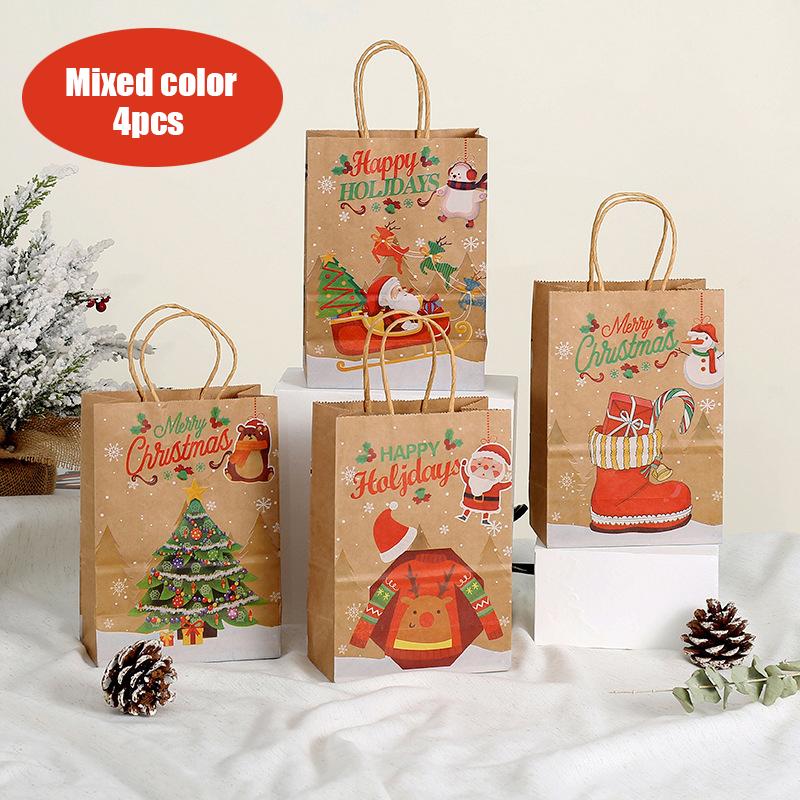 Set Crăciun Fericit Moș Crăciun Cadou Pungă Biscuiți Crăciun Petrecere Acasă Crăciun Formă Biscuiți Crăciun Anul Nou Autocolante Decorațiuni DIY