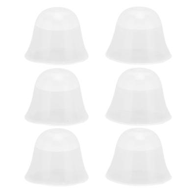 6pcs Hearing Aid Ear Tips Universal Soft Comfortable Silicone Hearing Aid Earbud Tip Replacement