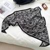 Cashew flower silk scarf new trend bag headscarf headband neck protector scarf scarf small shawl triangle scarf fart curtain