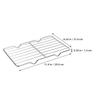 Stainless Steel Bbq Grill Rack Multi-Functional Roasting Cooking Cooling Rack for Outdoor Indoor Use 29x21cm Metal Bacon Rack,