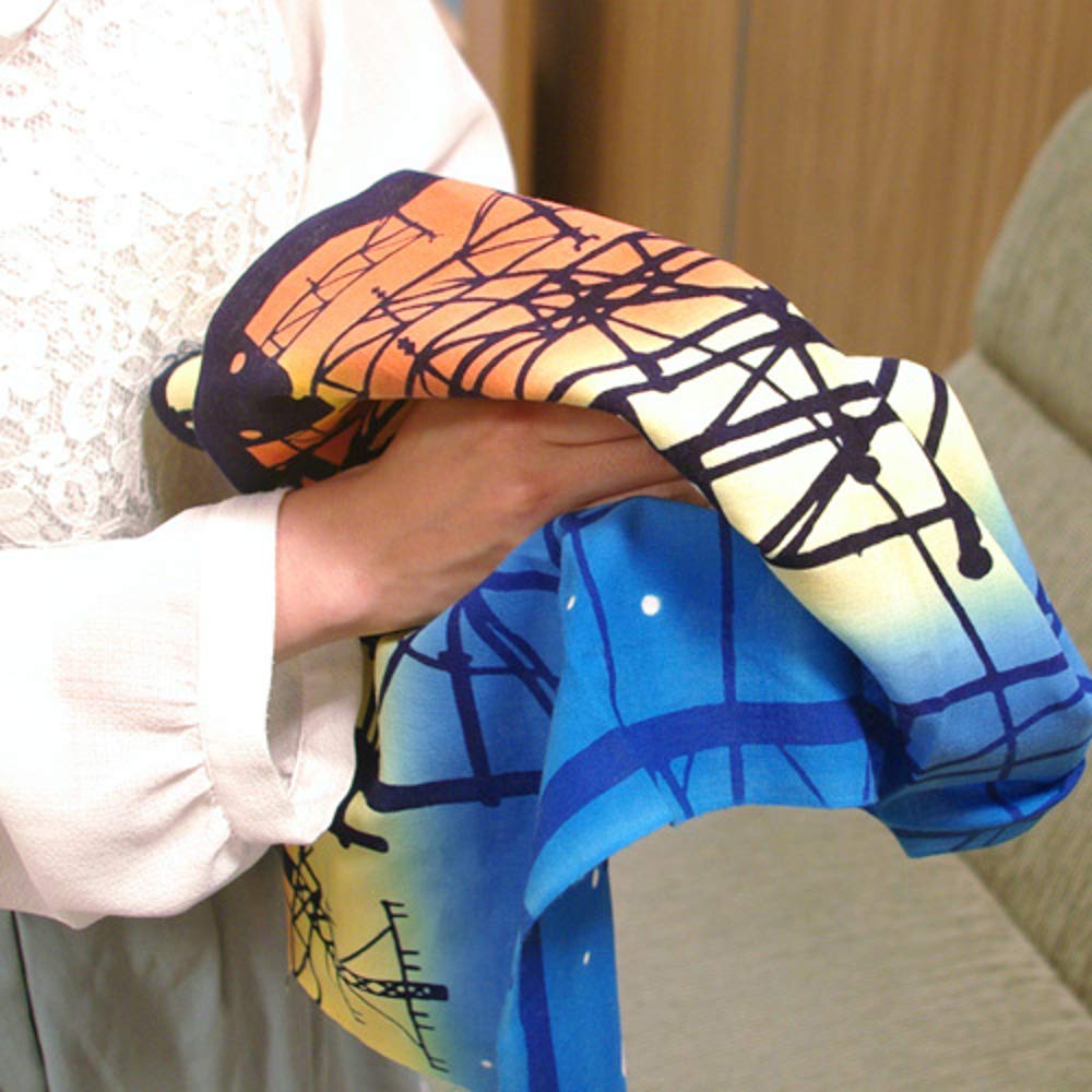 Kenema Chusen Tenugui Hand Summer Flower Garden Sunflower Hill 36 X 90 Cm 50118 Miyamoto-Towel (Japanese Towel)