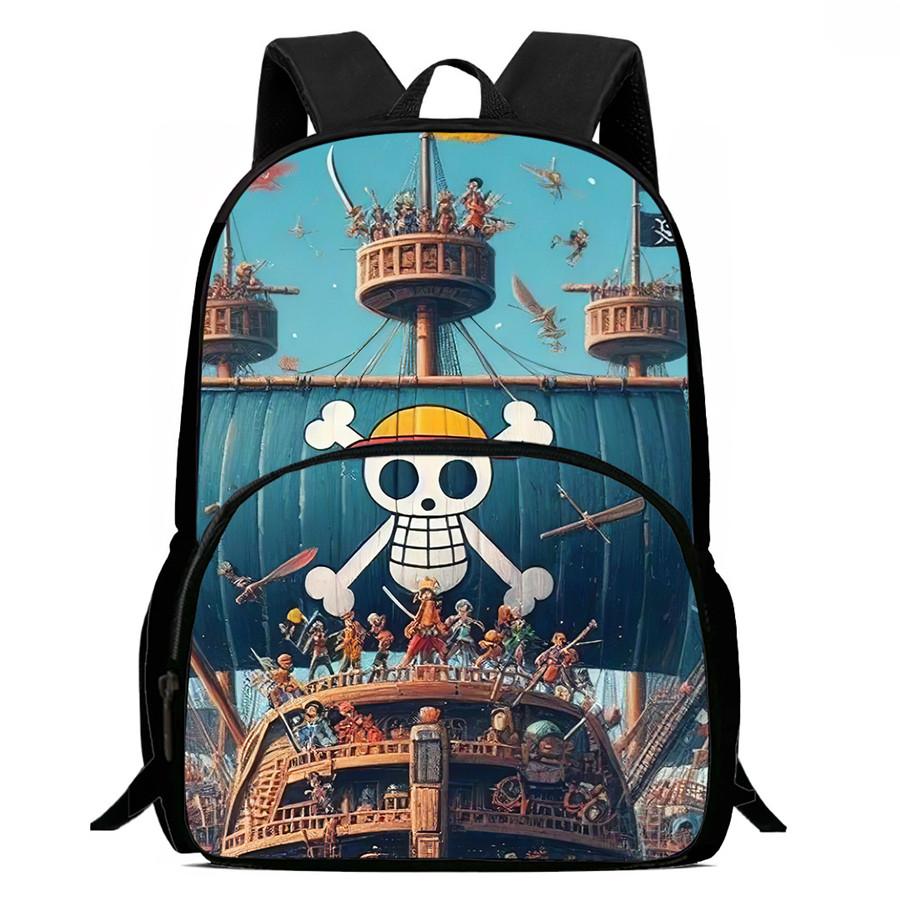 15 Inch One Piece Lightweight School Backpack with Front Pocket, Durable Large Capacity Unisex Daypack for Boys Girls Age 6-10