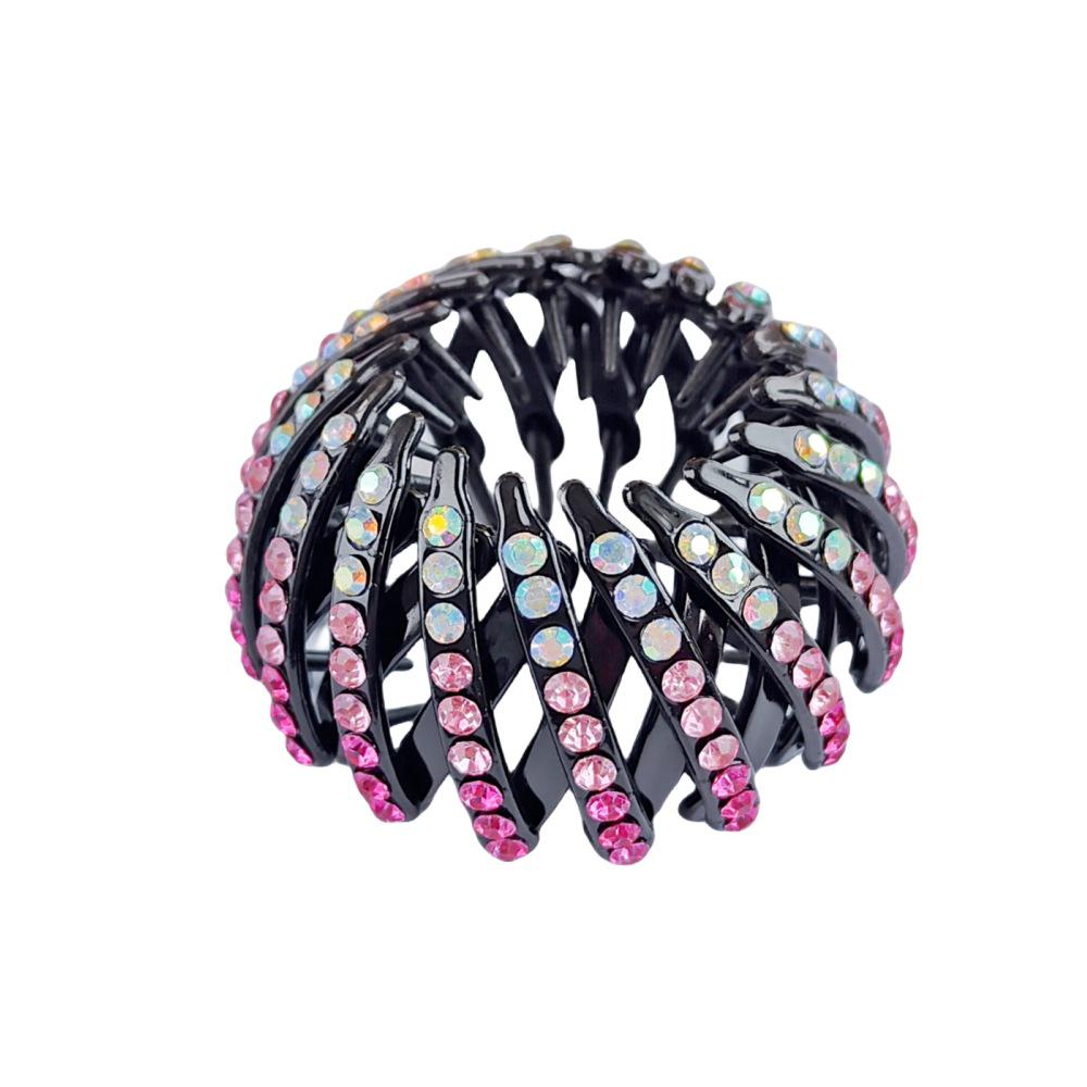 Trendy Matte Bird's Nest Hair Curler: Versatile Claw and Ponytail Ring for Effortless Styling In Europe and America.