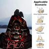 Customiz Name Personality Slayer logo Blanket Soft &Warm Sofa Office Bed Travel Lunch Break Blanket, Gift Suitable All Seasons