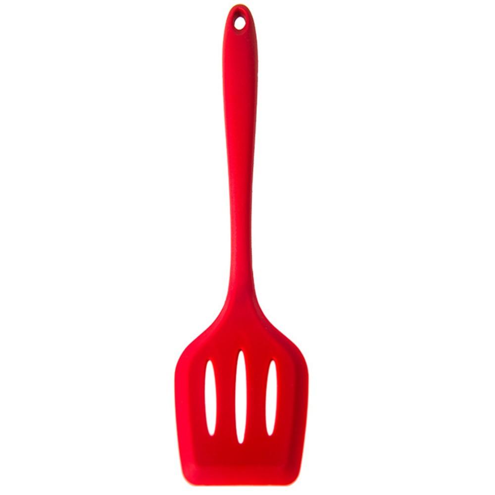 1/7PCS Silicone Non-stick Cookware Tools Red Pot Shovel High Quality Cooking Spoon  Cooking