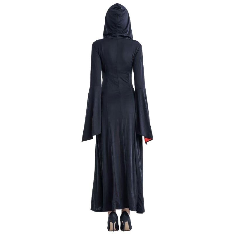 Halloween Vampire Demon Death Costume Witch Masquerade Performance Outfit Adult Cosplay Costume for Party