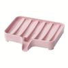 Creative Drainage Soap Dish Plastic Soap Holder with Waterproof Drainage Hole for Bathroom, Soap Storage Box, Bathroom Accessory, Soap Holder