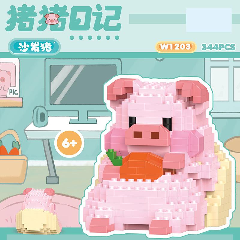 Cat Animals 3d Constructor Model Building Set Mini Bricks Building Blocks Toys for Children Girls 7 to 10 Year Adults Boy Block