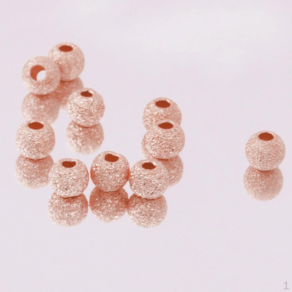 

10Pcs 92 Gold Lucky Loose Beads DIY Bracelet Jewelry Making mm