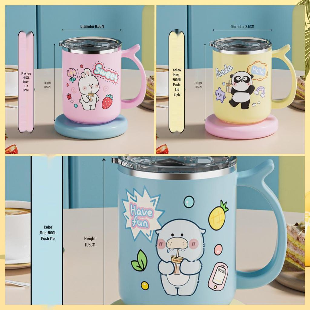 Beerus Cartoon Portable Stainless Steel Mug - Perfect for Coffee, Tea, Water, Office & Student Use