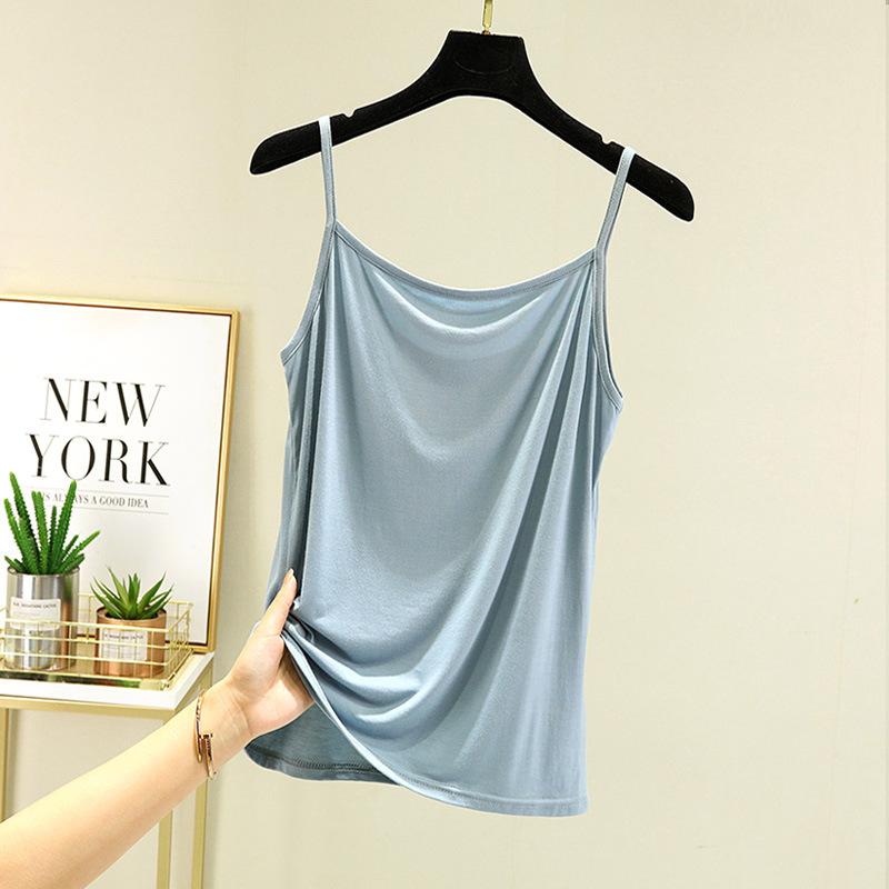 Niche tube top sling vest summer thin inner sleeveless women's clothing large size outer wear thin top women