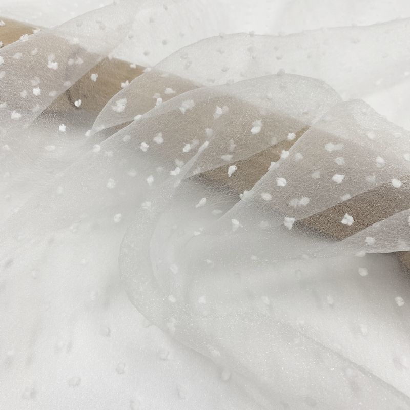 Light and high-quality bubble net fabric suitable for wedding dresses formal gowns and DIY clothing materials for handicrafts