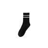 Female Spring and Autumn New Casual Stripe Sweat Absorption Breathable No Bone Anti Pilling Long Tube Cotton Socks