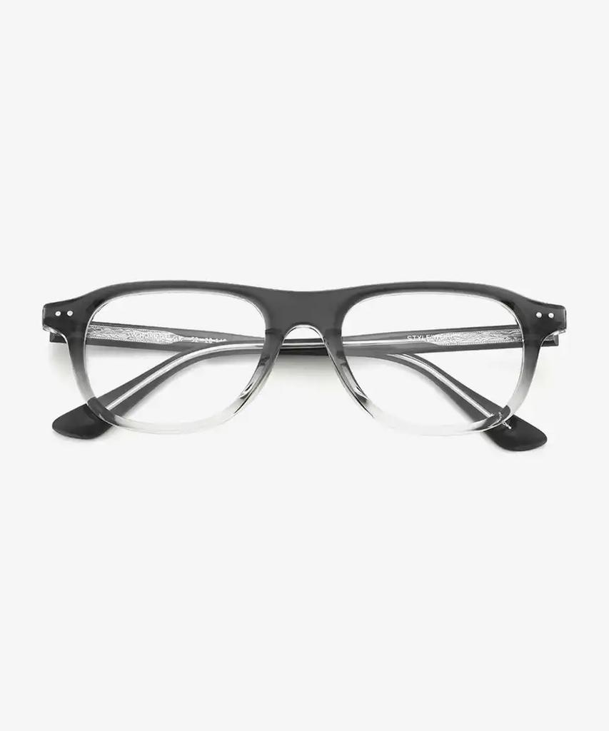 Seutailwokeu Gray Gradient Sw Horn 03 Gr Stylework Eyeglass Frames