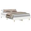 VidaXL Cadre de lit sans matelas blanc 120x200 cm bois ingénierie, meuble de chambre à coucher, sommier, lit double, lit, 861030