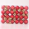 24pcs/box Mini Electroplated Christmas Balls Ornaments Xmas Tree Pendant Decoration Hanging Ball Party Home Decor Festival Gifts