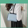 Chic Black White Blue Khaki Small Square Bag 2023 Summer New Fashion Women's Shoulder Bag
