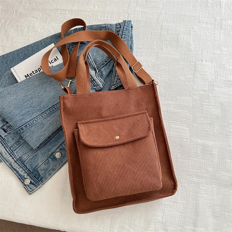 Trendy Canvas Tote Bag For Stylish College Students With Unique Aesthetic Design