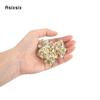 7 Pcs White Yellow Leaf Flower Metal Dice Hollow Metal Polyhedral Dice Set Suitable for Role-Playing RPG  Board Game Card Game
