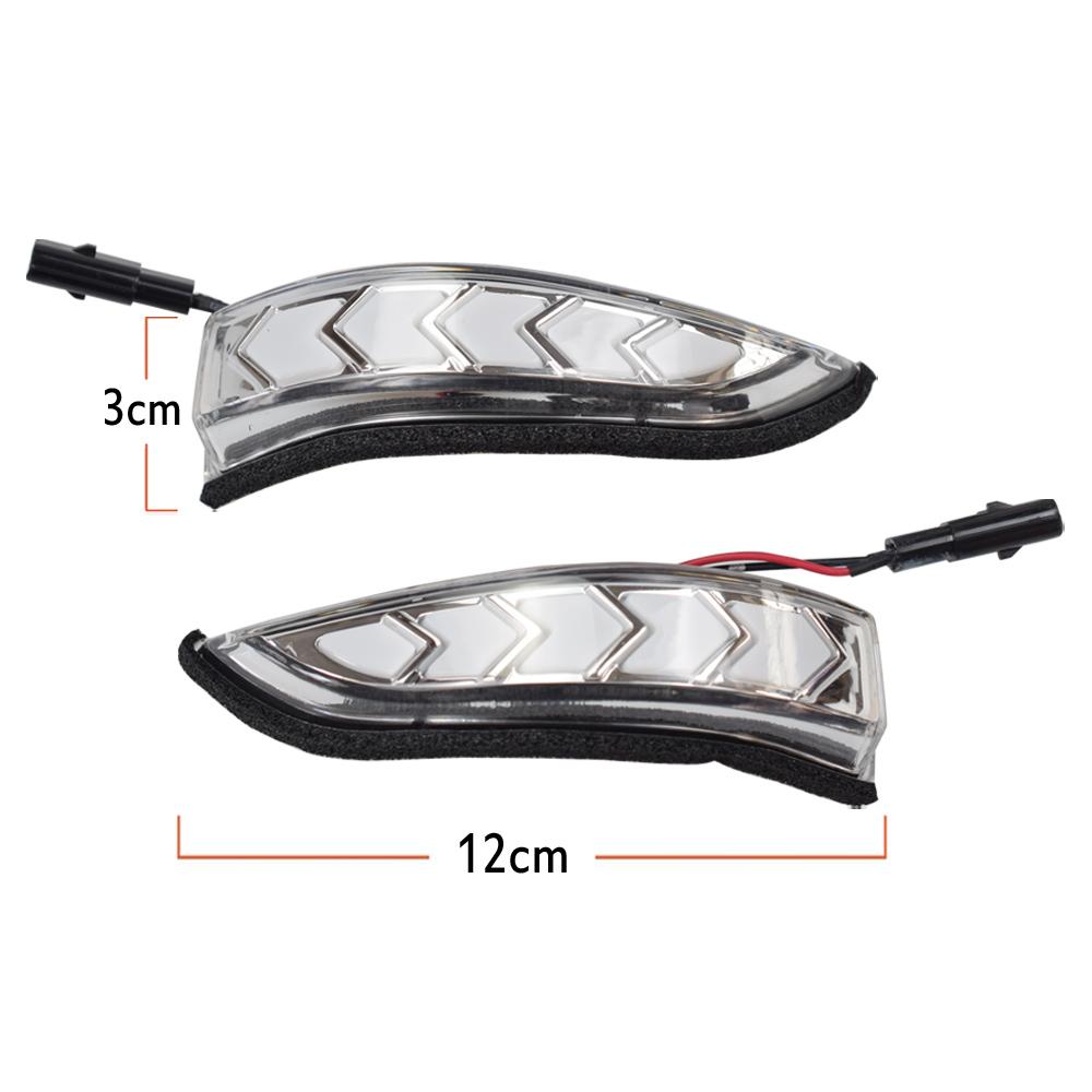 LED DRL Flowing Side Rear-view Mirror Dynamic Turn Signal Light Lamp For Toyota Vios Altis Yaris Corolla Camry
