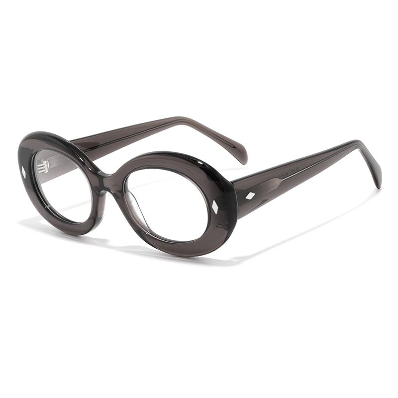 

Versatile Fashion Photochromic Sunglasses Women Y2K Retro Anti Blue Light Reading Glasses Men New Oval Frame Myopia Eyeglasses 0(NO BLUE LIGHT)