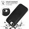 For iPhone 16e 2025 Wallet Case With Card Holder, PU Faux Leather Kickstand Card Slots,Double Magnetic Clasp Durable Cover