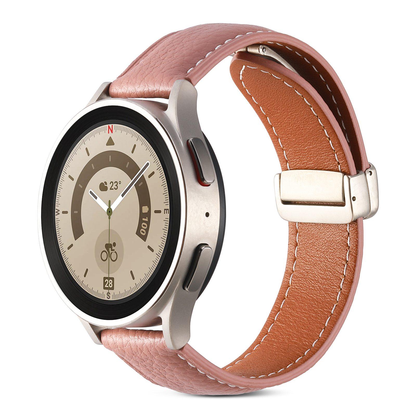

For Coros Pace 2/Coros Apex 42mm Textured Genuine Leather Watch Band 20mm Quick Release Butterfly Buckle Strap Replacement Black