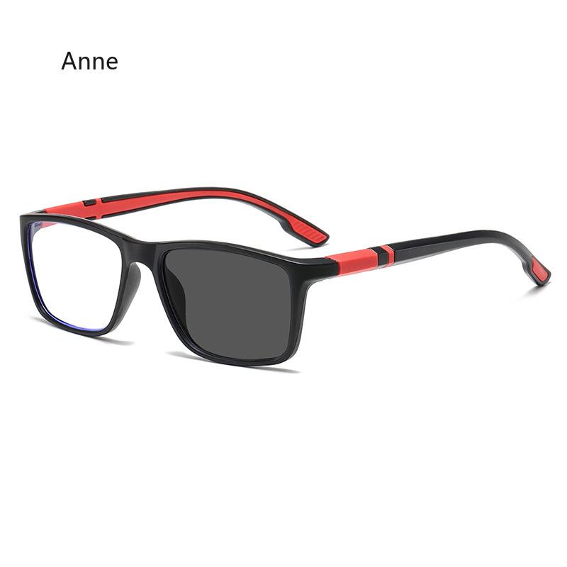 

Противоскользящие интеллектуальные очки с изменением цвета, двухцветные очки для близорукости для женщин, новые сверхлегкие фотохромные очки для близорукости -3.0