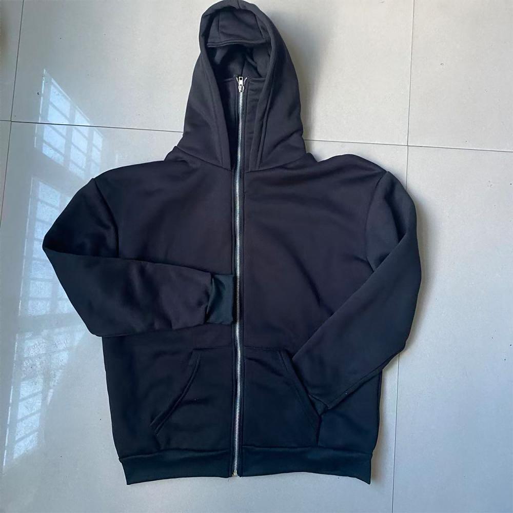 Módní mikina na zip Sportovní mikina Pánská a dámská stejný styl Zimní plyšová dvojitá mikina